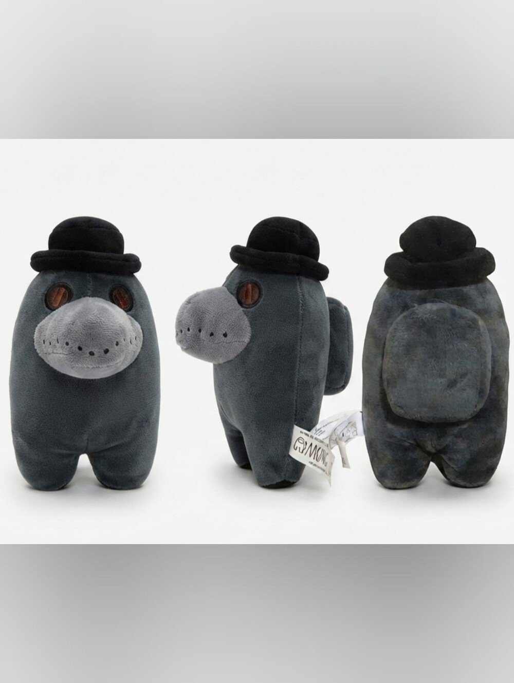 Among Us Plague Doctor Crewmate 7" Plush Toy With Hat